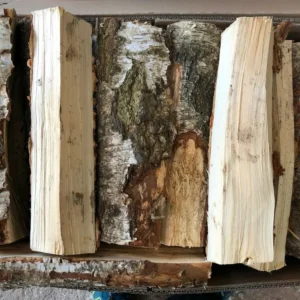 120 KG Birke Feuerholz Brennholz Kaminholz Holz trocken 25 cm lang